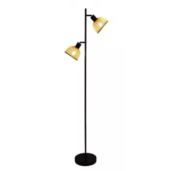 Golvlampa Corbo 2xE27 bambu