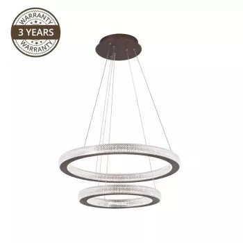 Domoletti Rich 19111-M LED-pendellampa - 63 W, 2950 lm, 4000 K neutralvit, 60 cm (19111-M)