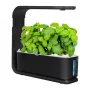 Smart hydroponisk kruka ZG1001 svart – 6-pod inomhusodling med fullspektrum-LED, Wi-Fi-appstyrning, 2,5L reservoar