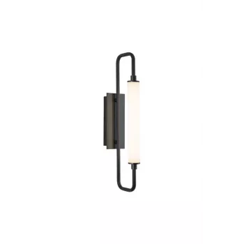 Vägglampa 10W LED 600lm neutralvit IP44 grå