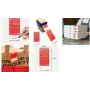 Avery FTSEALR-250 Bon Appetit originalitetssigel-etiketter, 40 x 95 mm, röd/vit, permanent, 250 etiketter