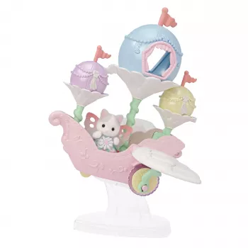 EPOCH Sylvanian Families magiska luftskepp med figur - Adventure Series spel set