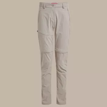 Craghoppers NosiLife Pro Convertible Hose III dam vandringsbyxa Soft Mushroom XS