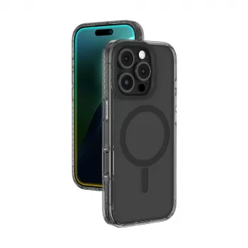 AMAZINGTHING Titan Pro Mag silikonfodral med magnetring för iPhone 16 Pro Max - svart