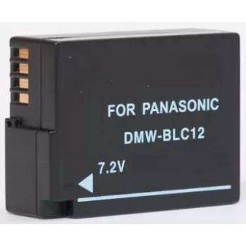EXTRA DIGITAL Panasonic DMW-BLC12 ersättningsbatteri 1200mAh 7,2V Li-Ion för Lumix G/FZ/GX-serien