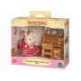 Sylvanian Families Chocolate Rabbit Sister skrivbordsset
