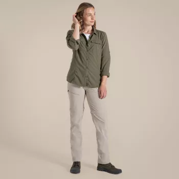 Craghoppers NosiLife Pro justerbara byxor III dam Soft Mushroom storlek M