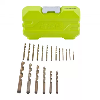 Ryobi HSS metallborr - 19 delar