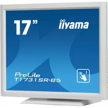 Iiyama ProLite T1731SR-W5 17 inch SXGA 5:4 5-tråds resistiv touch-LED-skärm, svart