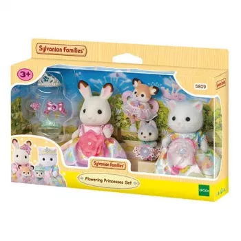 Sylvanian Families blomsterprinsessor figurset