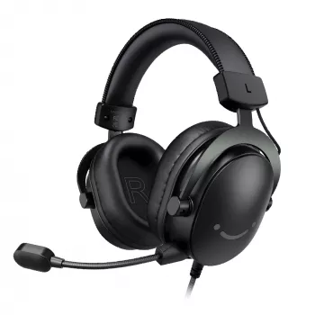 FIFINE H9 Virtual 7.1 Studio Headphones with Microphone, Black