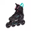 Meteor Buzzy justerbara inlines svart-rosa-mint EU 34-38