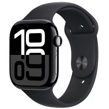 Apple Watch 10 LTE 46mm aluminiumboett med midnatt sportarmband - midnatt