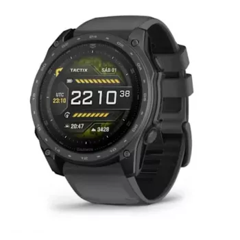 Garmin tactix 8 – 51 mm, AMOLED, Cerakote-beläggning, Applied Ballistics Ultralight Solver, skiffergrå