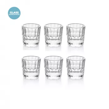 Guzzini Vanity Glass set med 6 shotglas, klar (13140500)