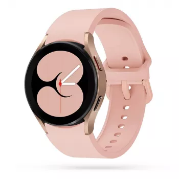 TECH-PROTECT ICONBAND silikonarmband för Samsung Galaxy Watch 4/5/5 Pro/6, 20 mm, rosasand