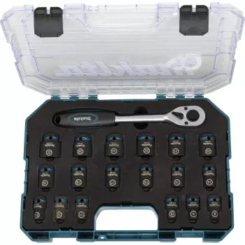 Makita E-30069 Impact Black hylsnyckelsats med spärr