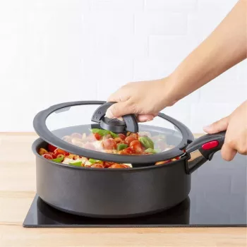 TEFAL Ingenio 16 cm lock av härdat glas med fällbart handtag L9846153