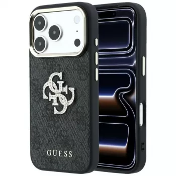 Guess 4G & Big Strass Logo skal för iPhone 17 Pro Max / 18 Pro Max - svart