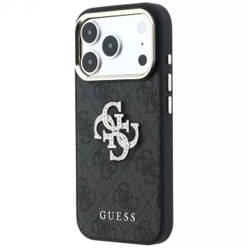 Guess 4G & Big Strass Logo skal för iPhone 17 Pro Max / 18 Pro Max - svart