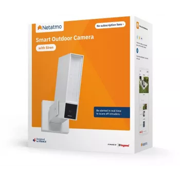 Netatmo Smart Outdoor kamera med siren NOC-S-W-EC (vit)