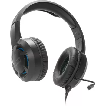 SPEEDLINK SL-450305-BK sladdanslutet on-ear gaming-headset med brusreducerande mikrofon, USB-A, 30mm-element, 1,8m kabel, svart