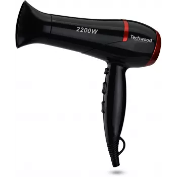 Techwood TSC-2255 Pro hårtork, 2200W, svart (TSC-2255)