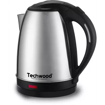 Techwood TBI-1827 sladdlös vattenkokare i rostfritt stål, 1,8 L (TBI-1827)