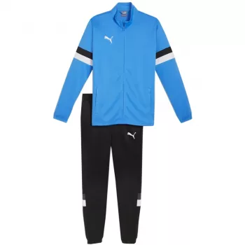PUMA herr Team Rise träningsoverall i blått och svart (storlek M)