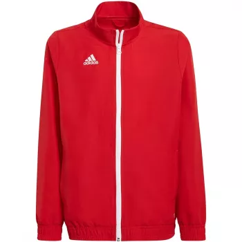 adidas Entrada 22 presentationsjacka röd H57540 (152 cm) – ungdomsfotbollsjacka