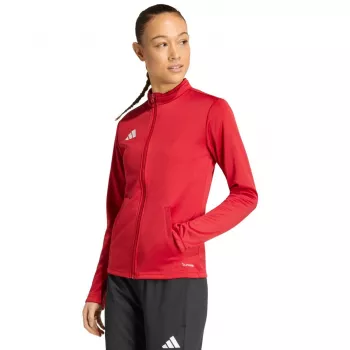 adidas Entrada 26 damträningsjacka röd JZ6601 storlek L