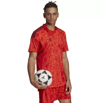 ADIDAS Herr Condivo 22 Målvaktströja Kortärmad röd H21238