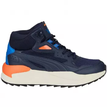 Puma X-Ray Speed Mid WTR Barnskor Navy blå 387385 02