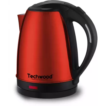 Techwood TBI-1855 trådlös vattenkokare i rostfritt stål, 1,8 L (TBI-1855)