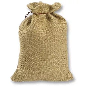 FOLIA J640 10 naturfärgade bomullspåsar med dragsko 10 x 14 cm, enfärgad, återanvändbar, för pyssel, presentinslagning & adventskalender