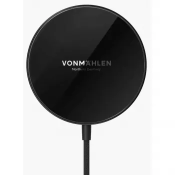 Vonmählen Aura Mini magnetisk trådlös laddare med USB-C-kabel, 15W, svart