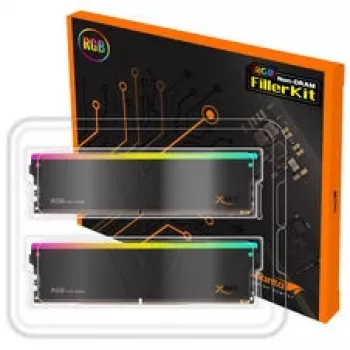 V-Color Manta XSky RGB filler-kit för DDR5, utan DRAM, ARGB - dual-kit, svart