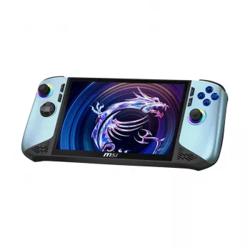 MSI Claw 8 AI+ A2VM Glacier Blue Edition-254PL handhållen spel-PC – Intel Core Ultra 7 258V, 32GB LPDDR5x, 1TB SSD, 20,3 cm (8 inch) FHD 120Hz pekskärm, Intel Arc Graphics, Windows 11 Home