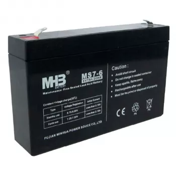 PowerWalker MHB MS7-6 12V 7Ah VRLA-batteri för UPS-system