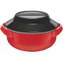 Milton Microwow 1000 termogryta, 0,82 L, röd (MT-6491-P)