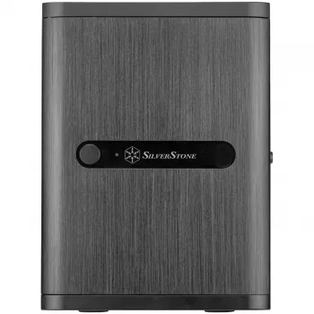 SilverStone Technology SST-CS240 svart Mini-ITX NAS-chassi med 4 hot-swap-fack