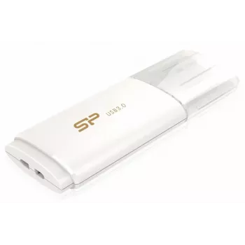 Silicon Power Blaze B06 32GB USB 3.2 Gen 1 flashminne, infällbart, vit