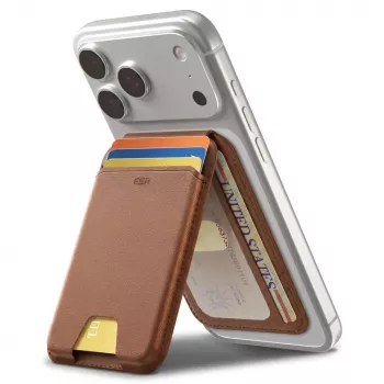 ESR Classic RFID Magnetic Wallet Stand MagSafe brun