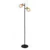 Golvlampa Shadow 2xE14 svart/guld