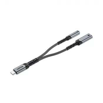 UNITEK USB-C till 3,5 mm ljudadapter med PD