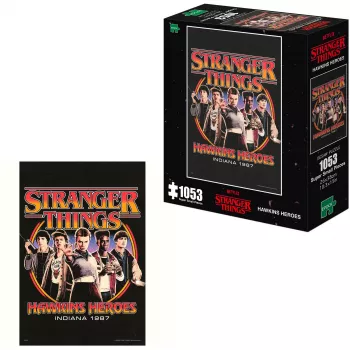 EPOCH Games Stranger Things Hawkins Heroes 1000-bitars pussel