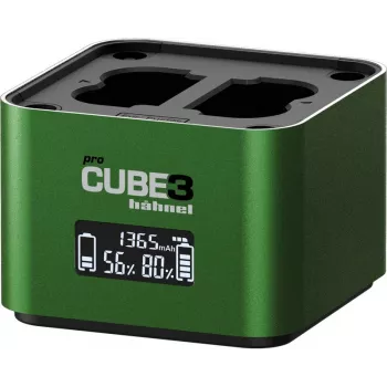 Hähnel ProCube 3 Twin laddare för Fujifilm-kameror (1000 577.3)