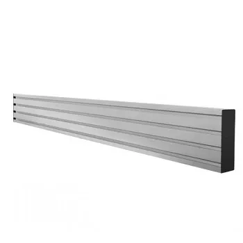 B-TECH AV SYSTEM X - horisontell monteringsskena - 1m - svart