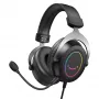 FIFINE H3 AmpliGame RGB sladdbundet over-ear-spelheadset med avtagbar mikrofon, 50 mm-element, USB-A, svart