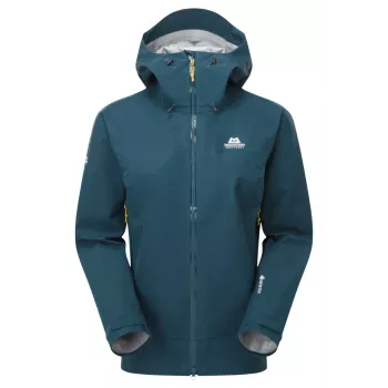 Mountain Equipment Saltoro jacka dam GORE-TEX PACLITE Plus vattentät skaljacka - Blue Majolica, storlek L